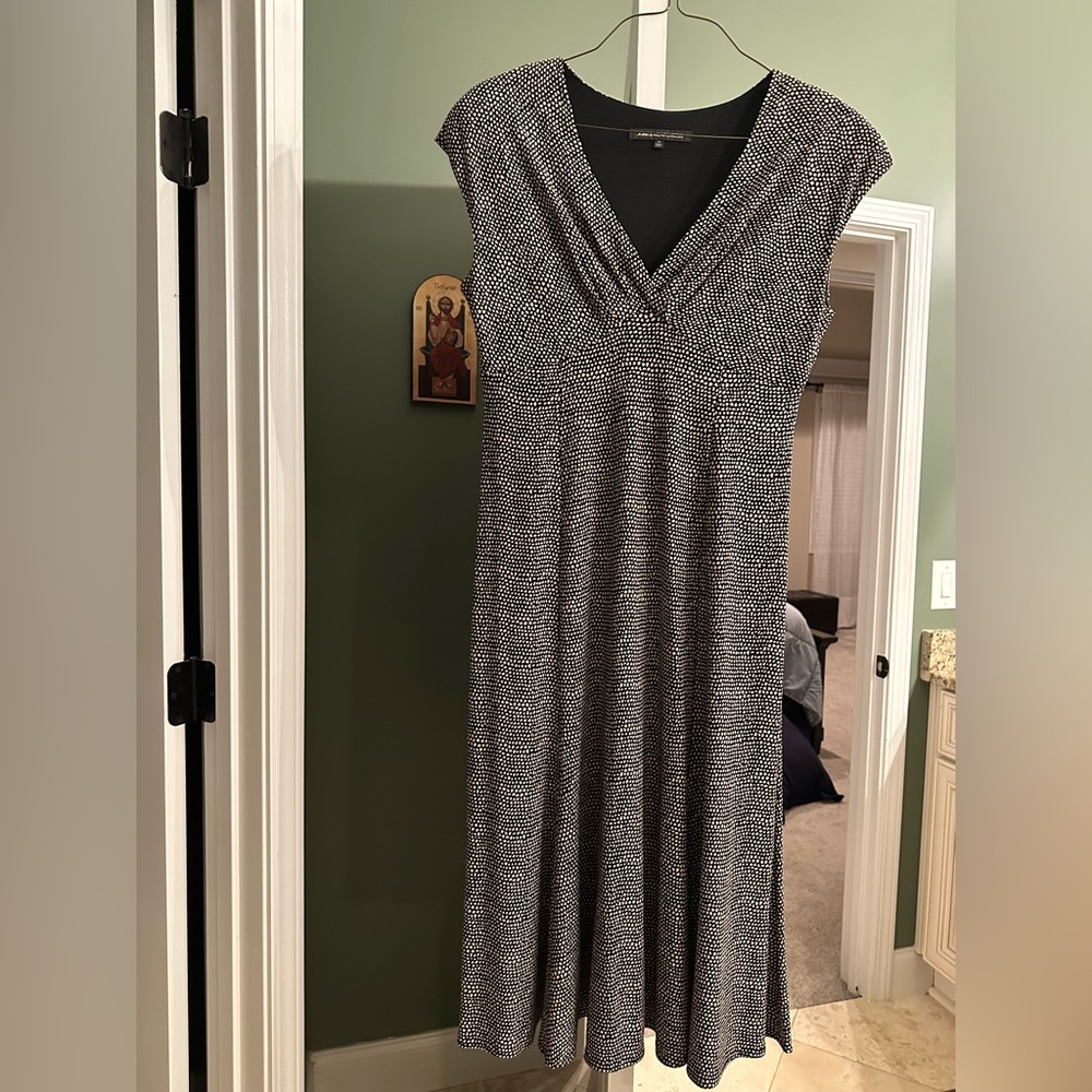 Jones Wear Black and White Maxi Dress